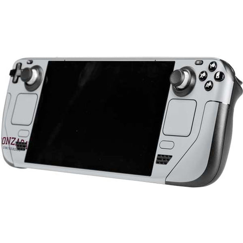 Gonzaga University Collegiate Text Steam Deck Handheld Gaming Computer Skin